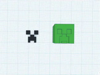 Minecraft Creeper Head for Dummy 13