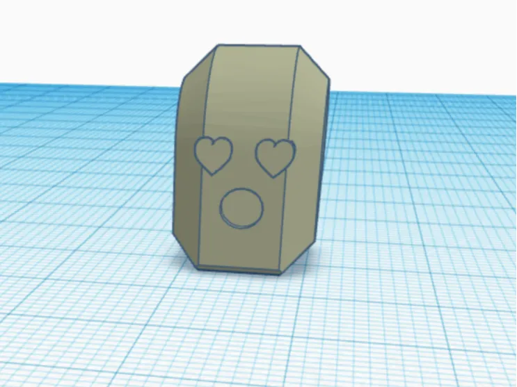 Dummy 13 Head with heart eyes and jaw drop