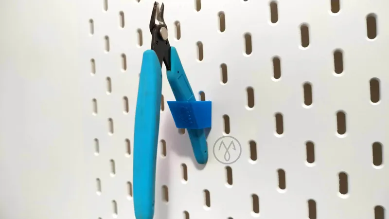 Ikea Skadis Pliers Holder With Small Footprint.