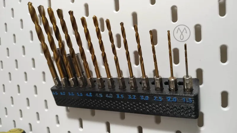 Skadis Hex Drill Bits Holder (13+Extras)