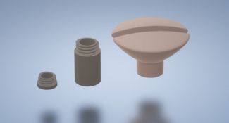 Towel holder - Giant screw