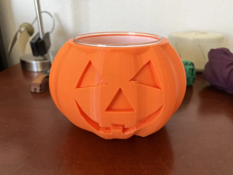 Jack O Lantern Candle Holder