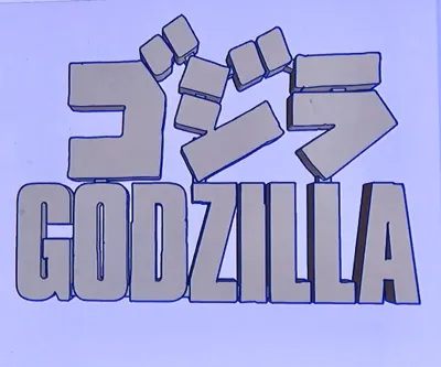 Godzilla sign
