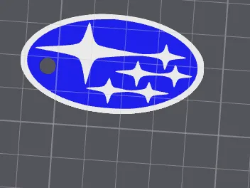 Subaruu Logo Keychain