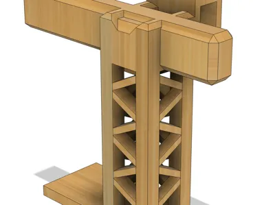 Blocky crane