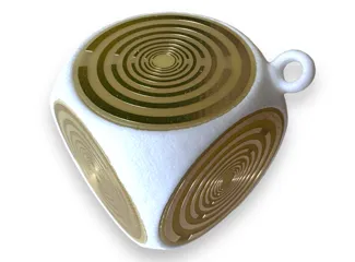 Pendant base for 25mm Aplicum Lakhovsky MWO discs