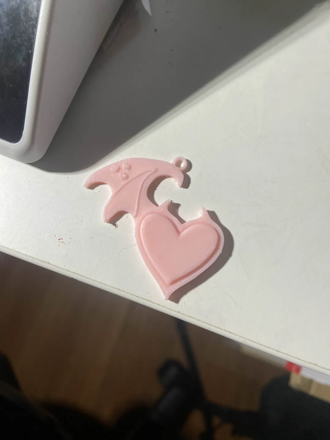 Gothic-Heart Earring view 2
