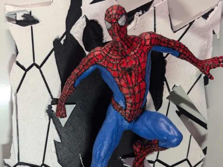 Spiderman Wall Break-through