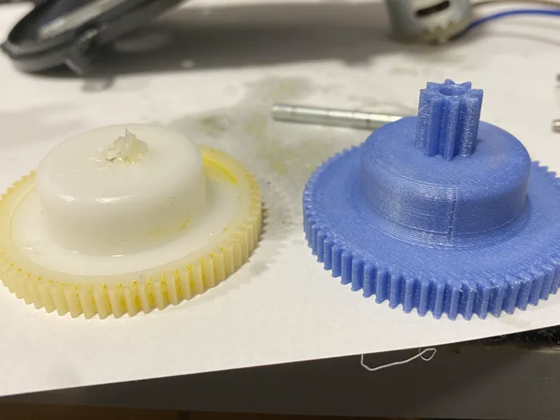 Kids electric car gear wheel
