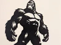 Silhouette de King Kong — photo 1