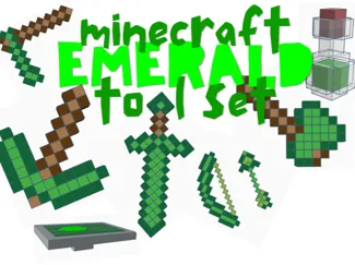 Minecraft Emerald Tool Set (+ emerald potion?)