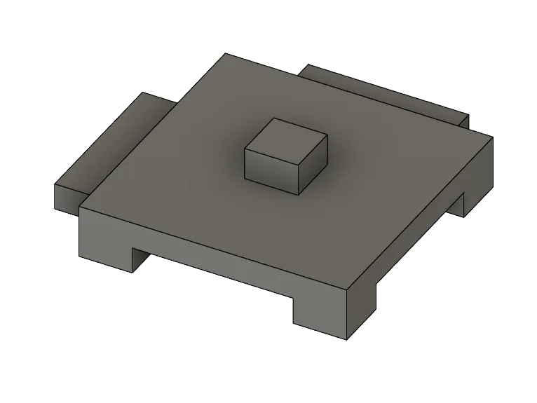 square modular gameboard and blank top addon