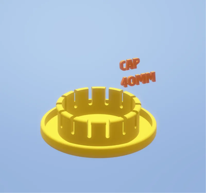 Cap - 40mm Tubes