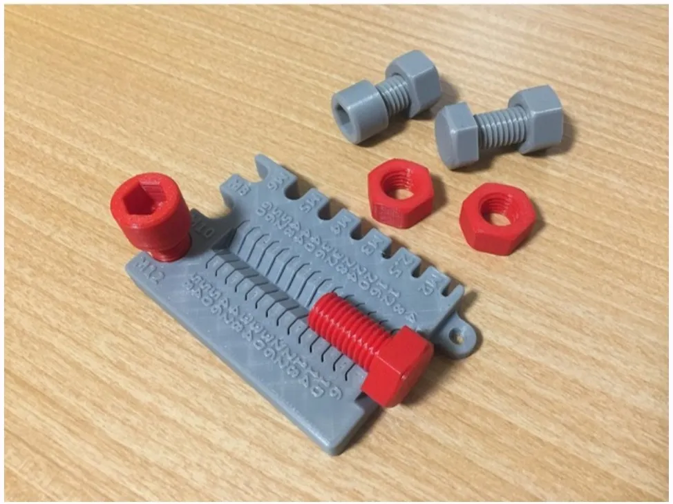 Metric screw measuring device M2-M12(M16-M20-M24) Remixed by lollo1188 ...