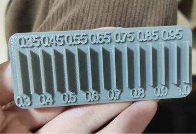 Line Width Test - Wall Thickness Test - Wall Thickness Test