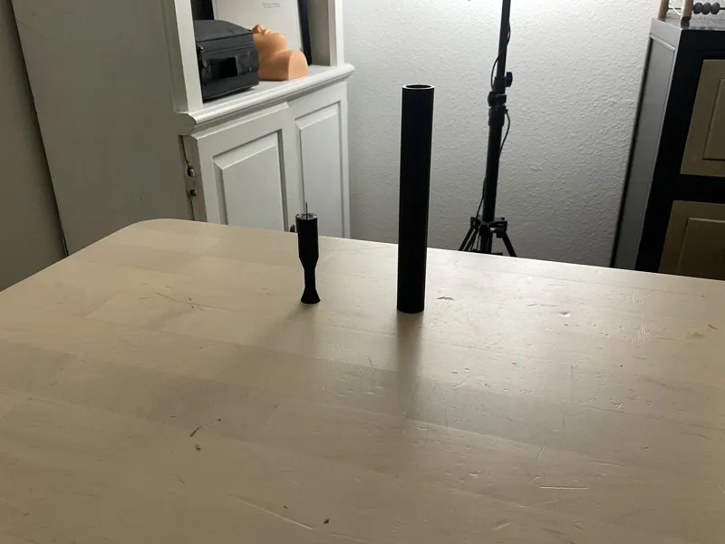 Blow dart from tac/pushpin