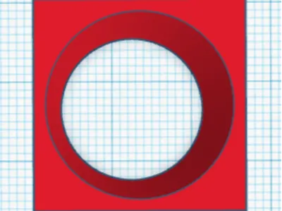 Bow With cylindrical hole