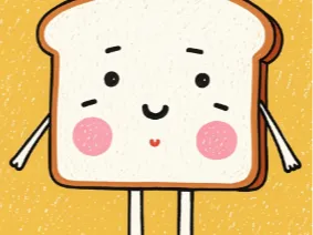 Toast Refrigerator Magnet