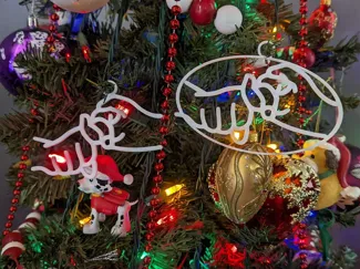 ASL I love you Christmas Ornament