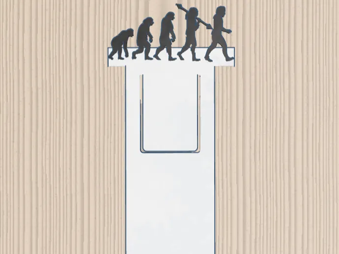Human Evolution Bookmark