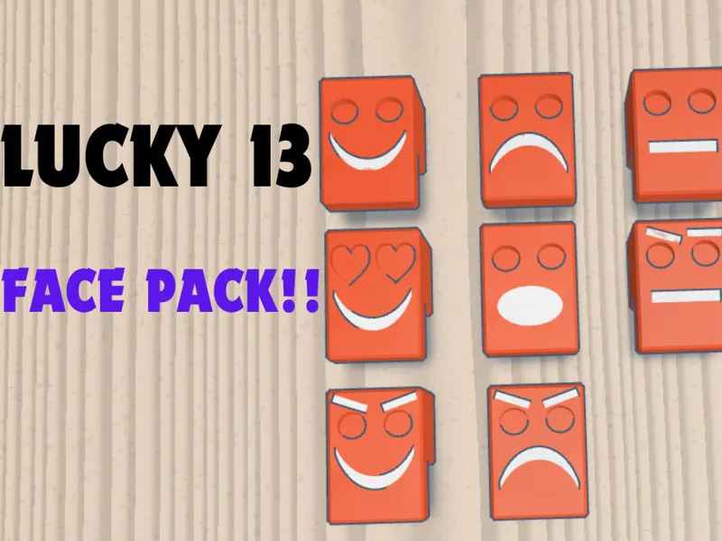 Lucky 13 Face Pack!!