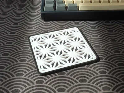 Japanese Geometric Coaster