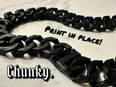 Chunky Chain No assembly no supports, no fasteners