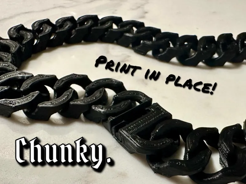 Chunky Chain No assembly no supports, no fasteners
