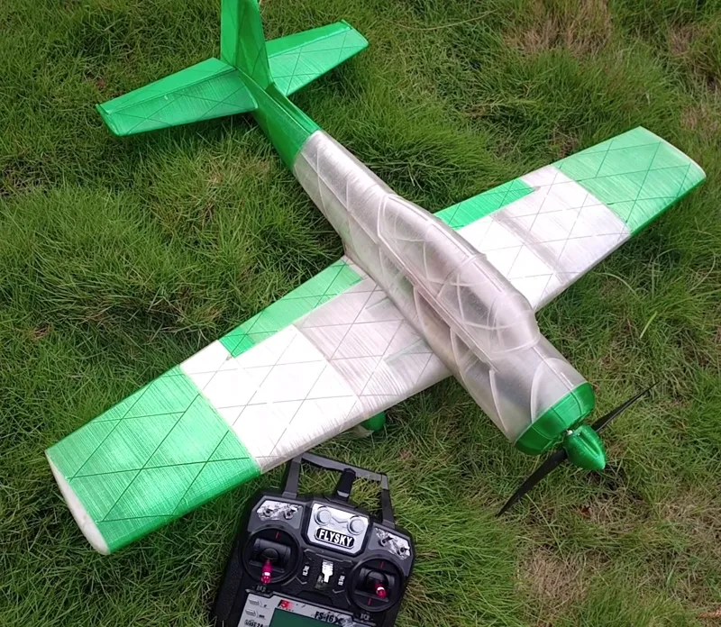 3D printed RC Plane (Recycled PET filament)