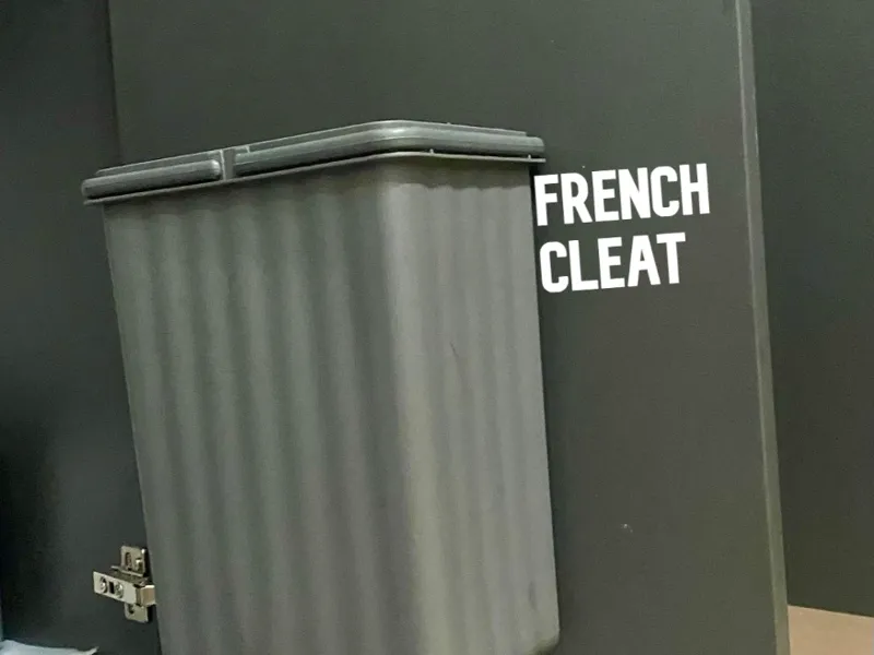 Wall french cleat