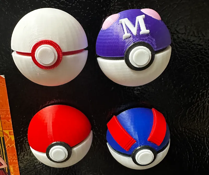 Pokeball Magnets