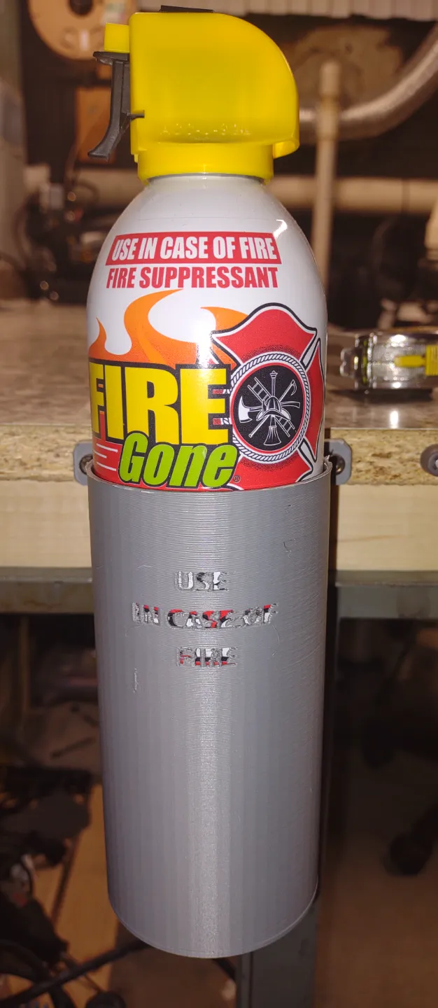 simple fire extinguisher holder 