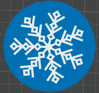 Snowflake Coaster