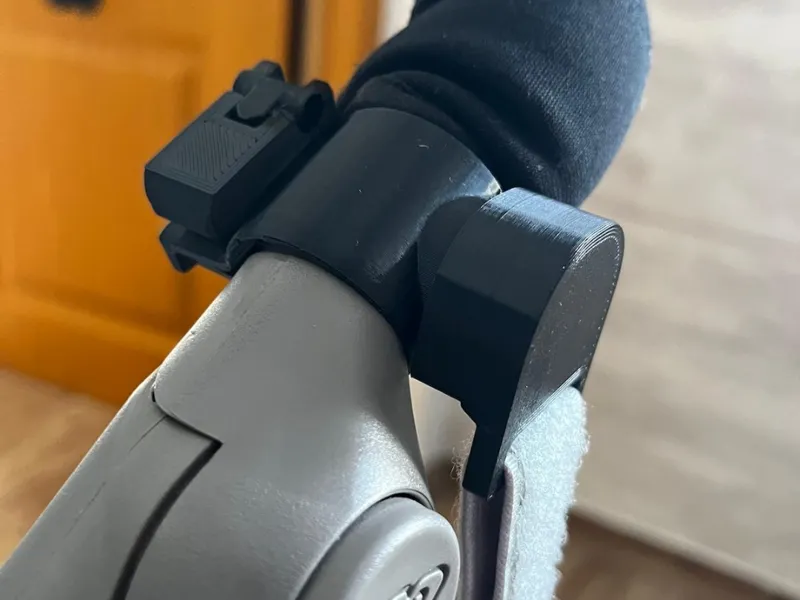 Stroller adapter easy bag hanger