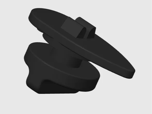 Audi A4 B7 Avant Holder for Lid in the Trunk Lid
