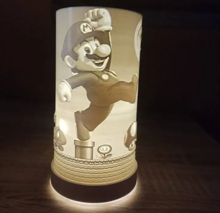 Litophane Mario 