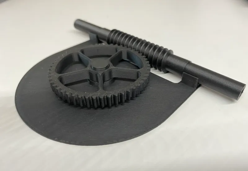 Worm-Gear Fidget - Ratio 1-50 - Nema 17 Compatible