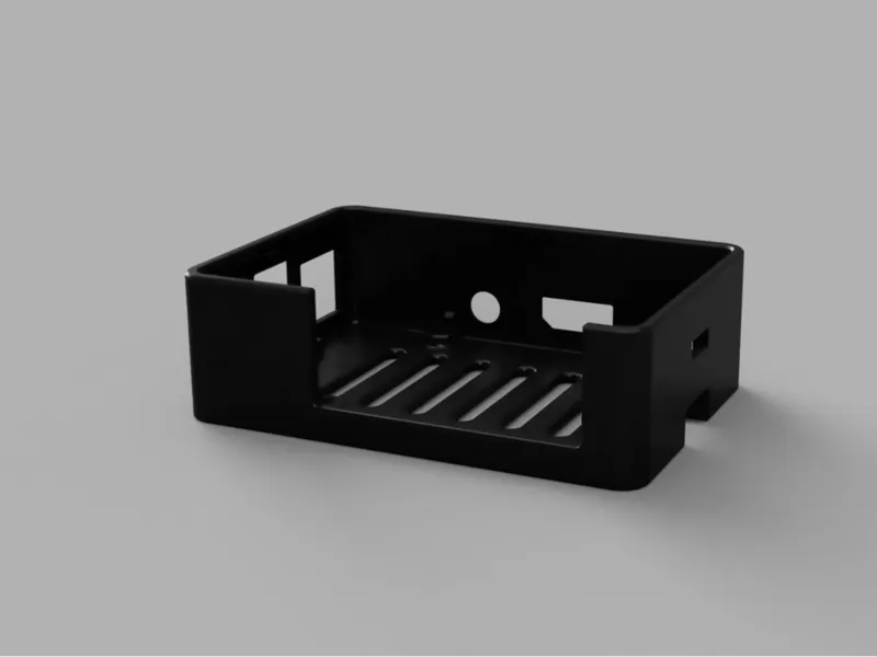 Raspberry PI 3/4 Case + GPIO Ribbon Cable Cutout