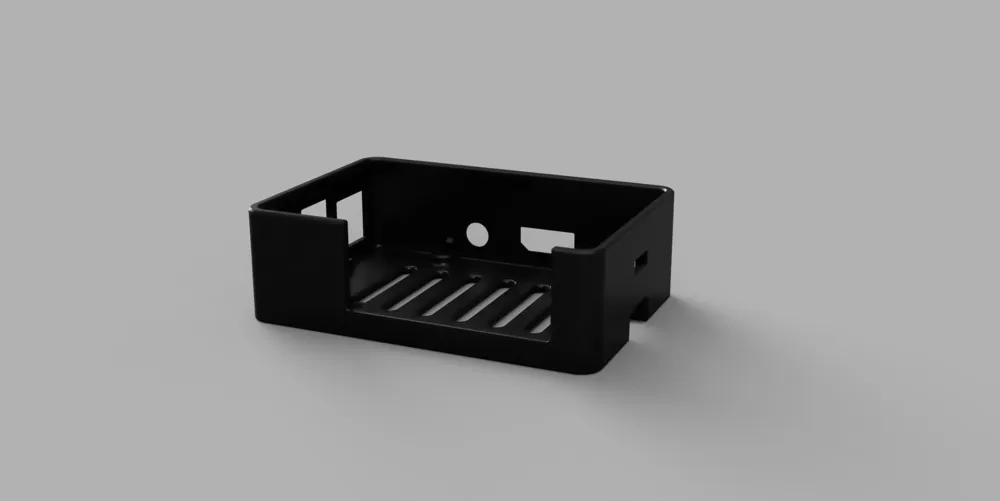 Raspberry PI 3/4 Case + GPIO Ribbon Cable Cutout Remixed by Nico Schulz ...