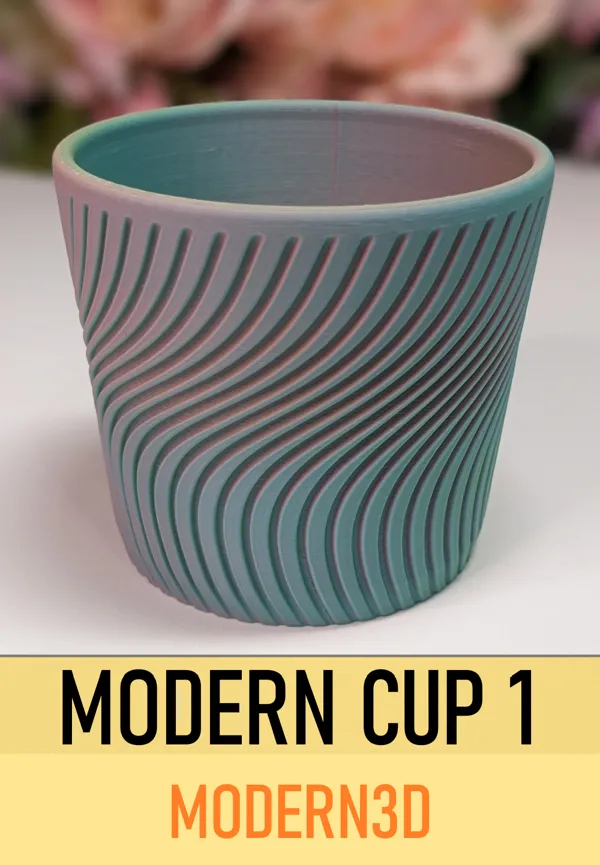 Pot moderne ondulé