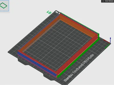 curtainwall model frame extrusion for A1 mini