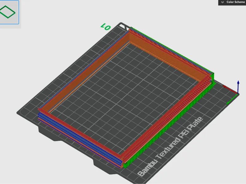 curtainwall model frame extrusion for A1 mini
