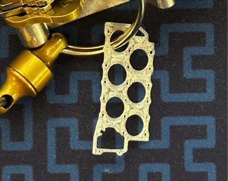 VR6 Engine Keychain
