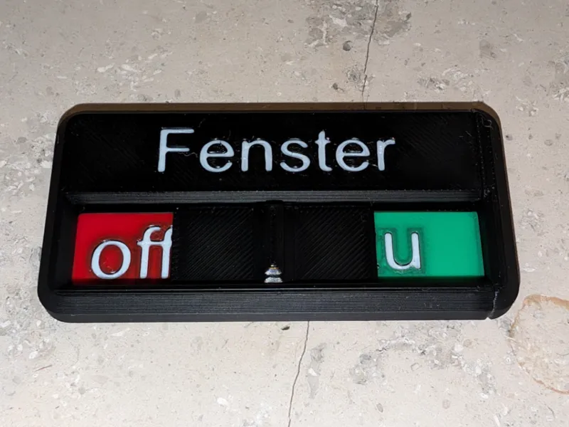 Fenster Status Slider