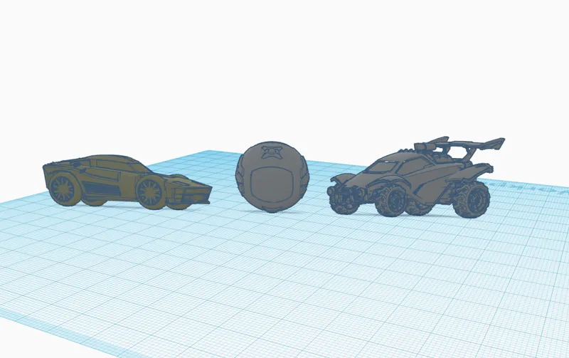 rocket league fridge magnet