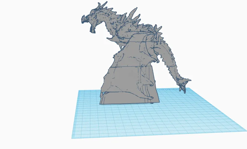 dragon fridge magnet