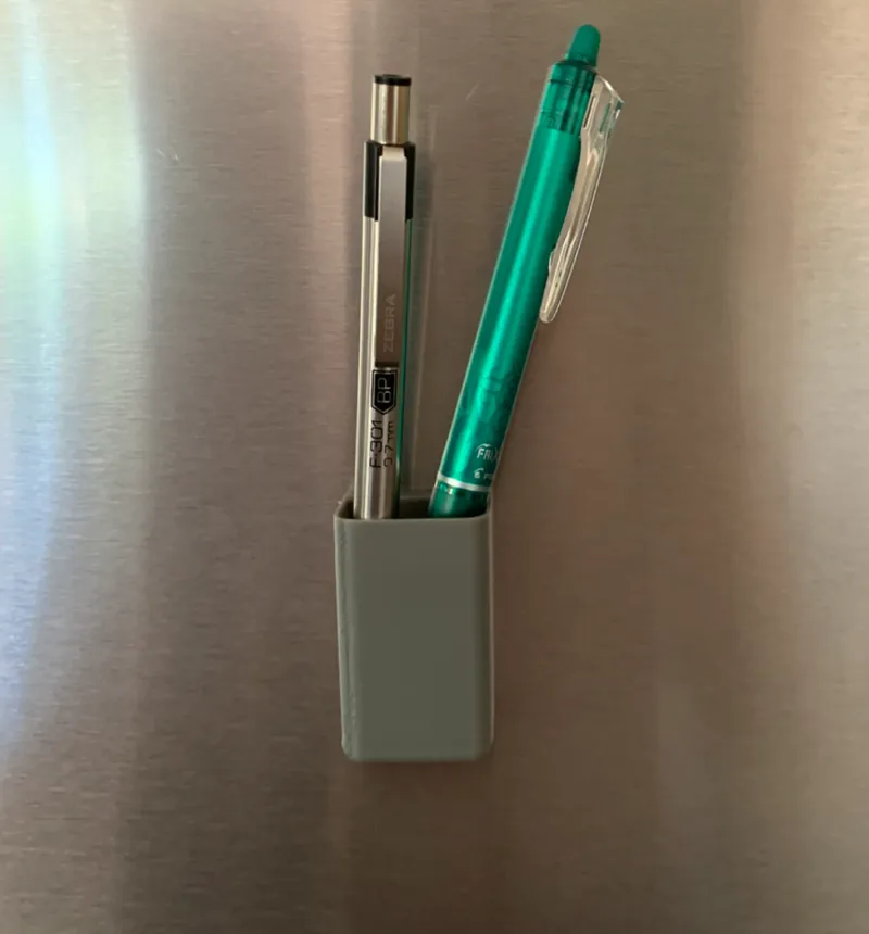 pencil holder fridge magnet (4 sizes)