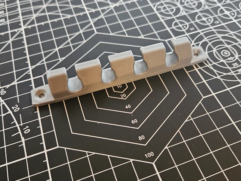 USB Cable Holder for wall and with holes
