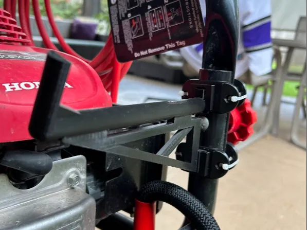 Pole clamp with hook