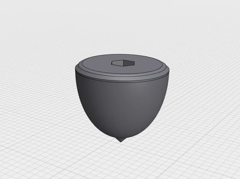 Pencil spin top